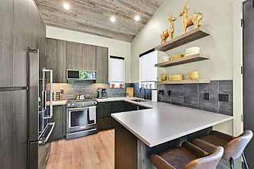 Kitchen with new appliances