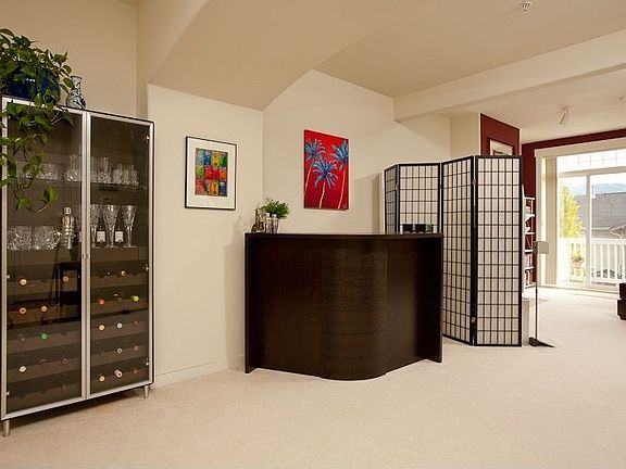 Landing area has been thoughtfully arranged into a great entertaining space