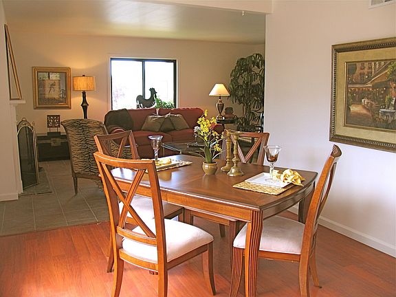L Shaped Dining & Living Rooms