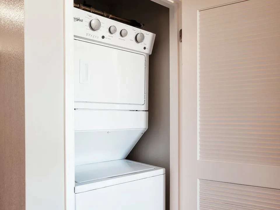 Renovated Package II in-home washer/dryer