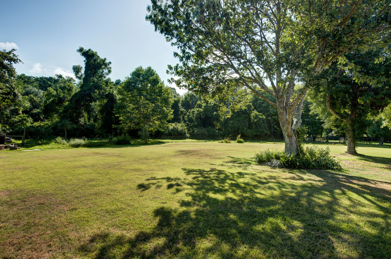  Park like backyard has plenty of room for a pool, pool house, barn and more. 