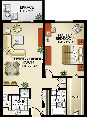 Floor plan Model A