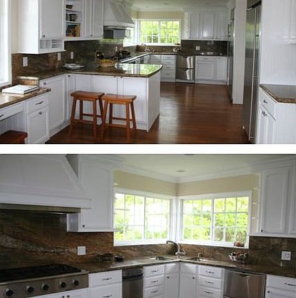 Large Kitchen with Top Stainless Appliances