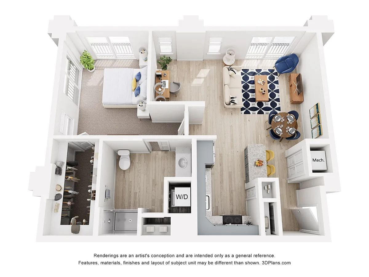 Floor plan Genoa (ADA + Den)