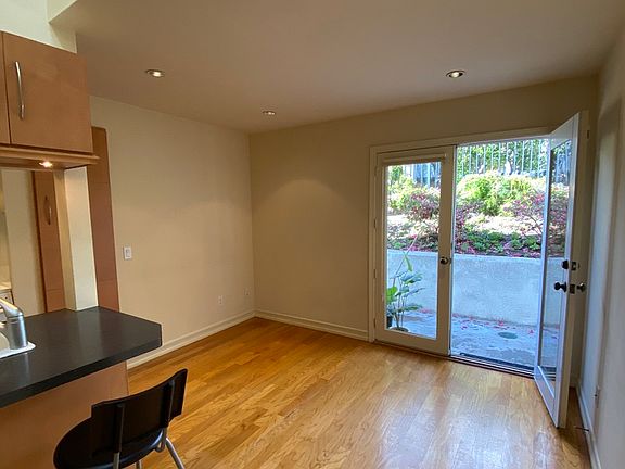 Hardwood floors in living room