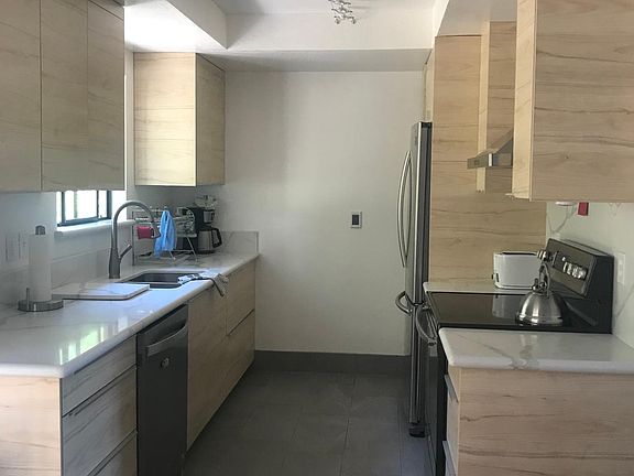 New kitchen with heated flooring