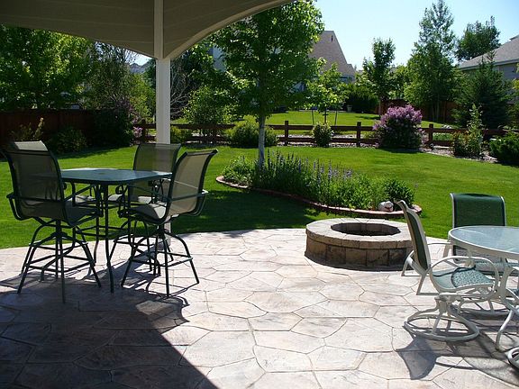 Fire Pit for Conversation and S'Mores