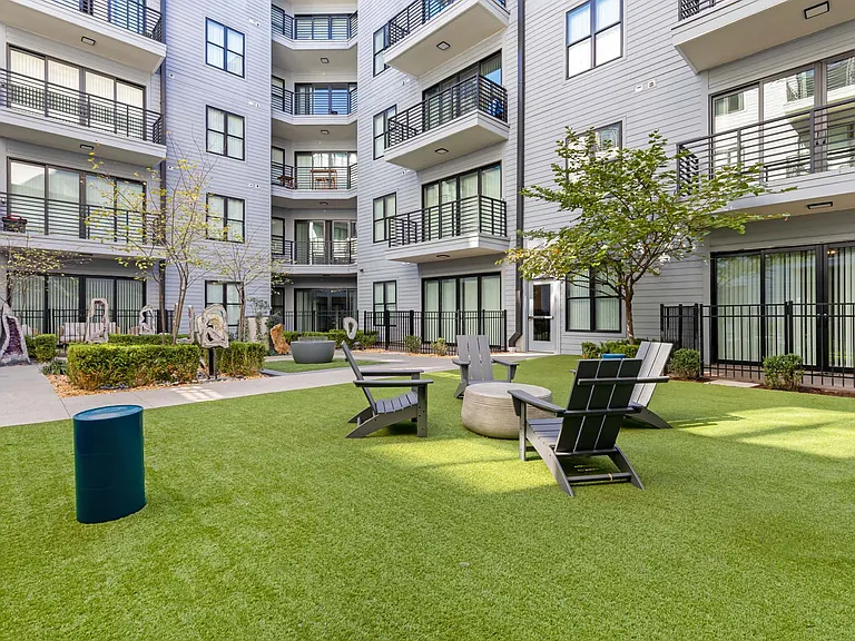 Community Green Space with Seating