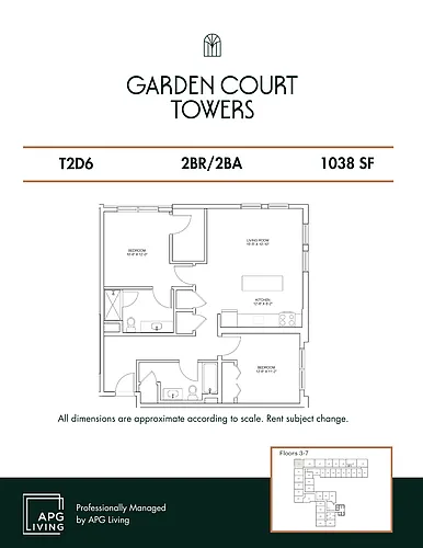 Floor plan T2D6