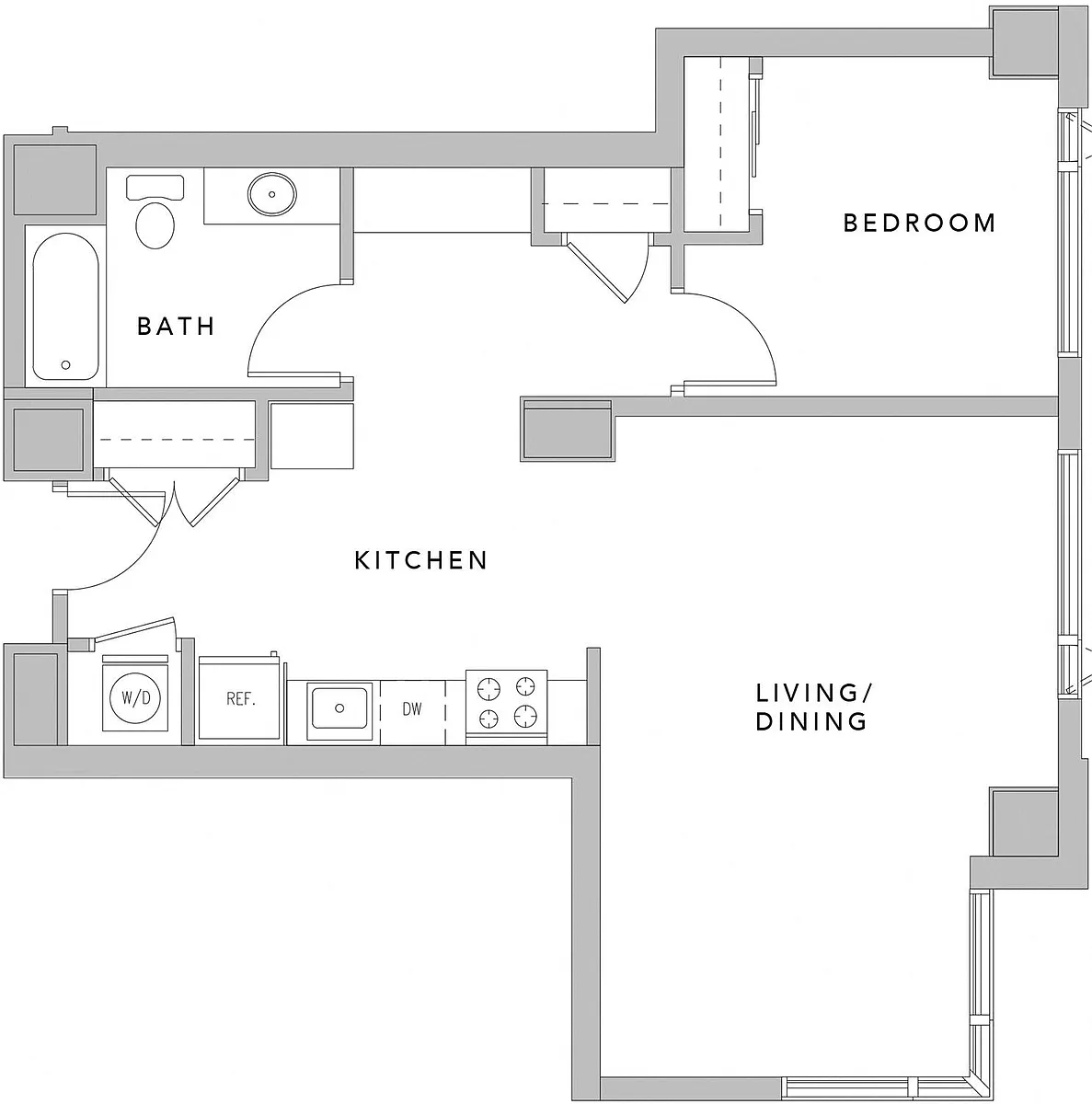 Floor plan 1BB