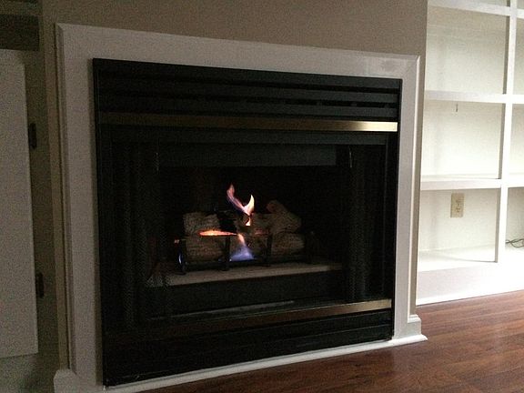 Vented gas logs