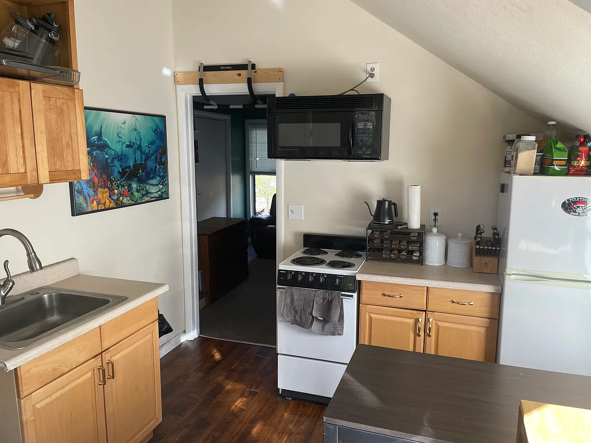 Kitchen that Leads into Bedroom/Living Room - 27708 Highway 74 #1