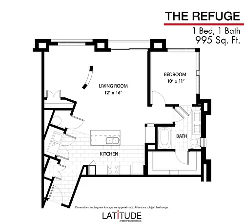Floor plan Refuge