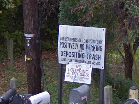 Beach sign