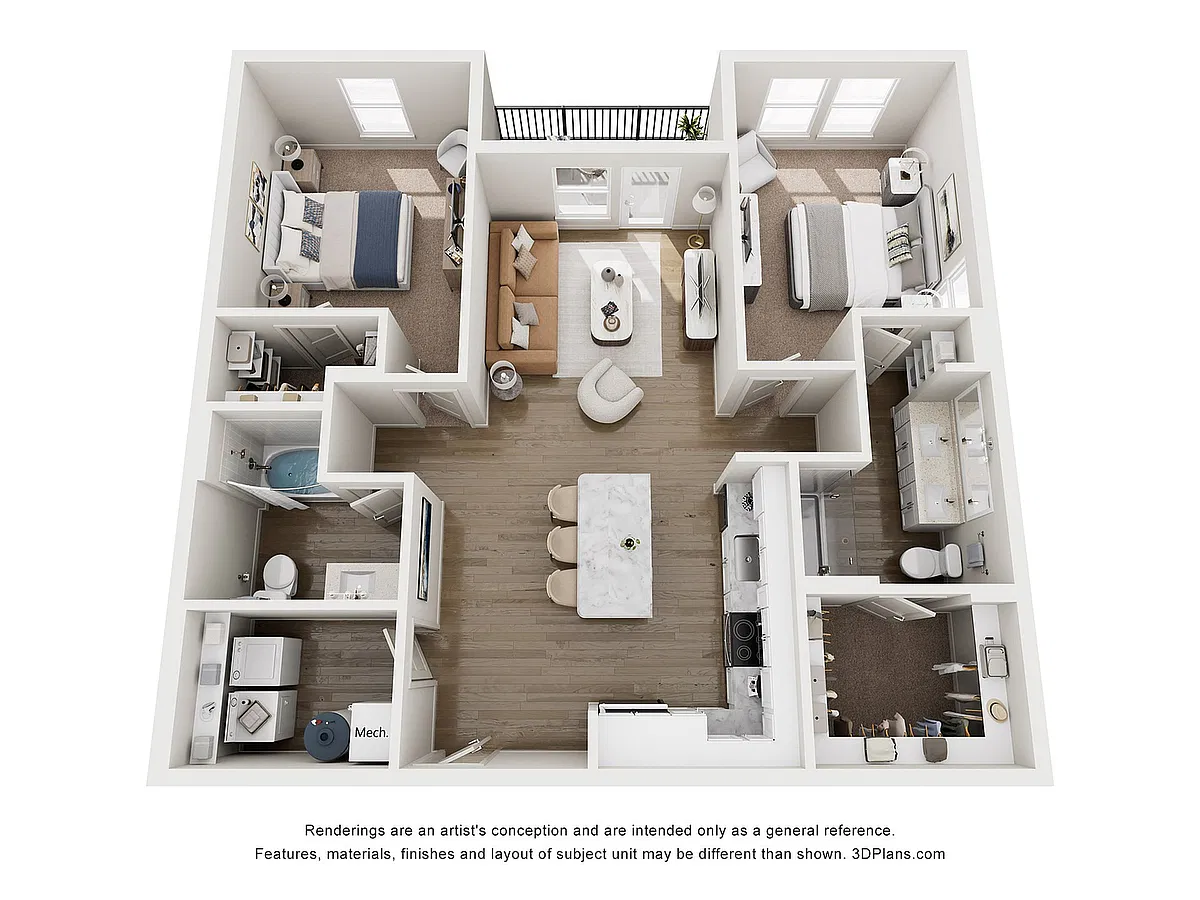 Floor plan B1c