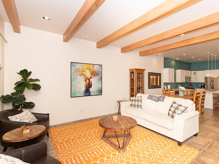 Front entrance to living room