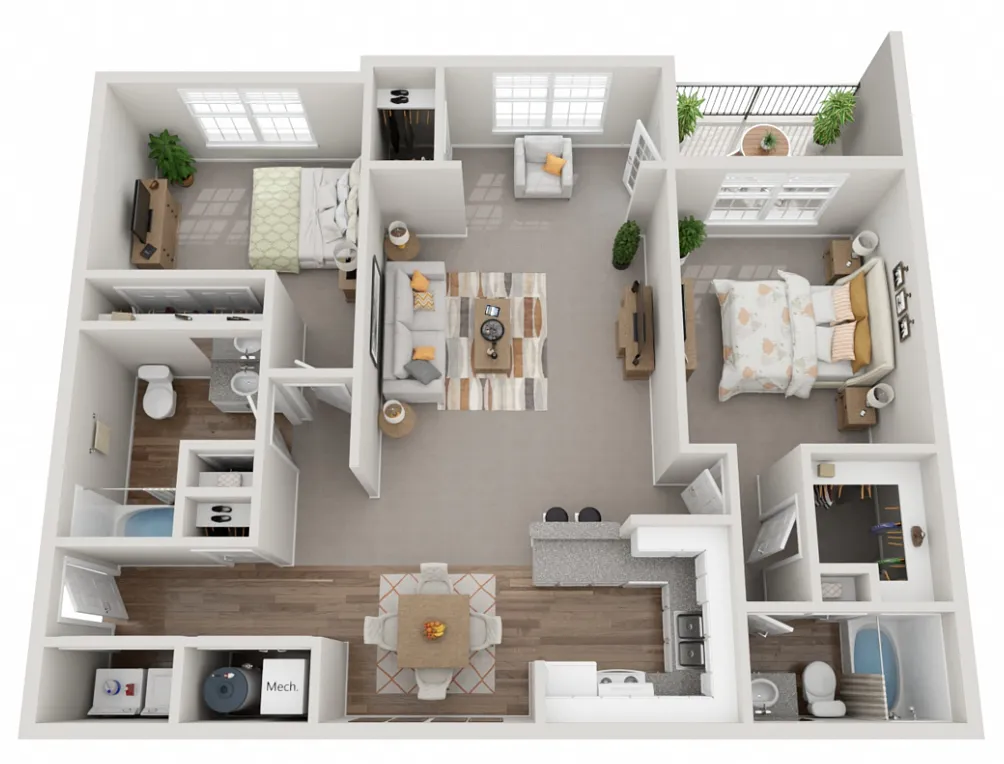 Floor plan The Bayberry