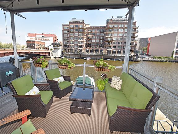 Oversized Riverfront Balcony