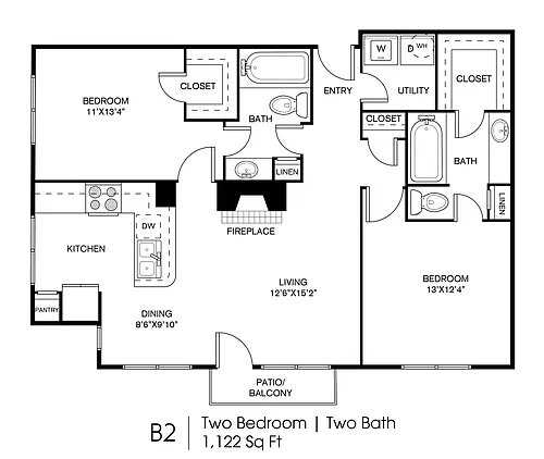 Floor plan B2