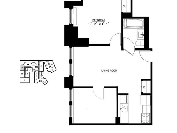 2nd image of 15 Park Row APT 21N