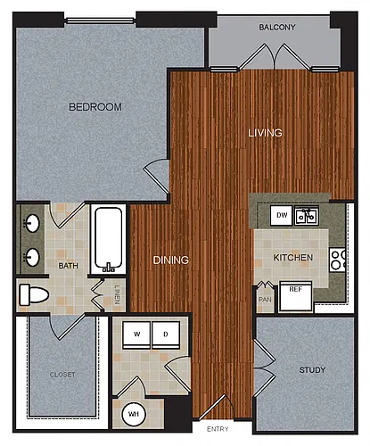 Floor plan A8D