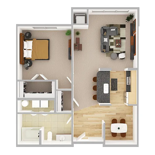 Floor plan Macalester A