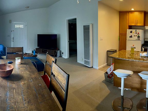 Kitchen, dining and living room floor plan open