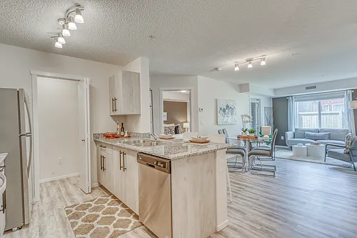 Floor plan 2 Bed + 2 Bath + Den