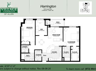 Harrington Plan, Village Cooperative of Allen (Active Adults 62+), Allen, TX 75013