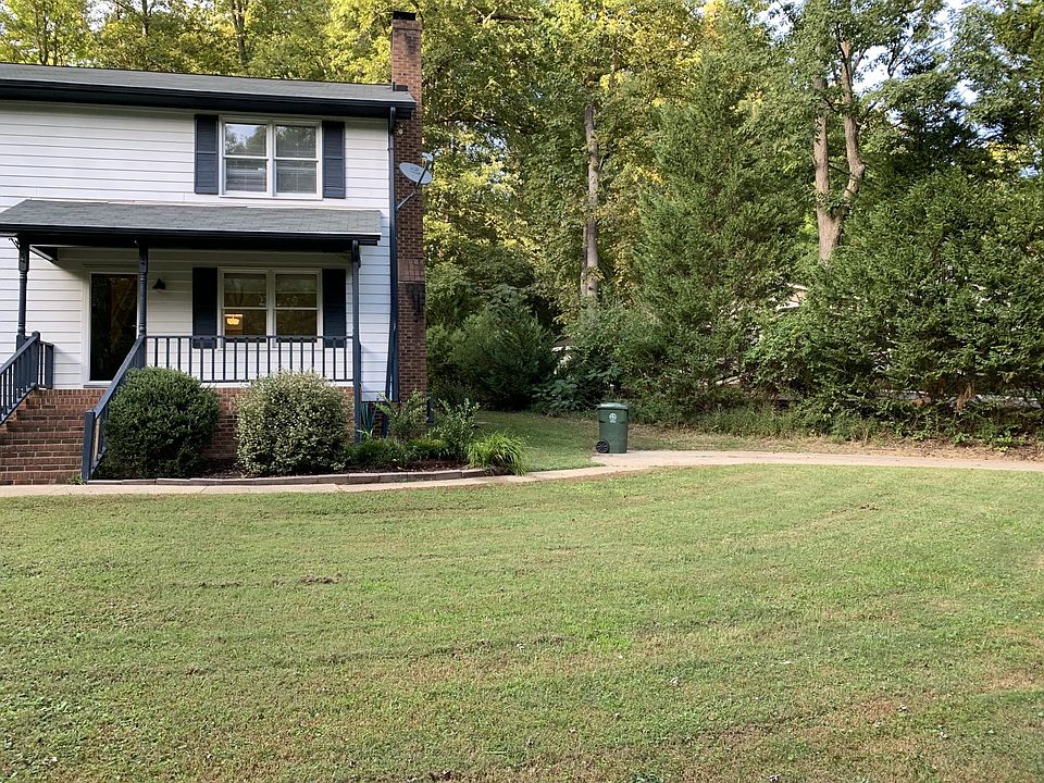 Front of duplex townhome (private entrance)
