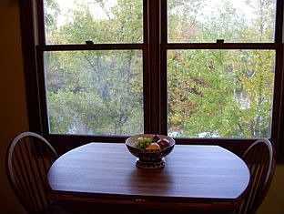 Informal eating area with views!