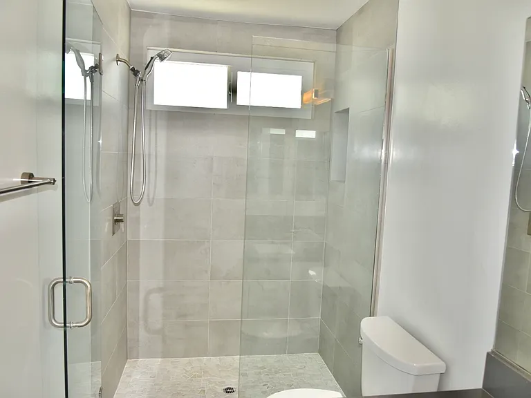 Large walk in shower