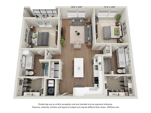 Floor plan B1