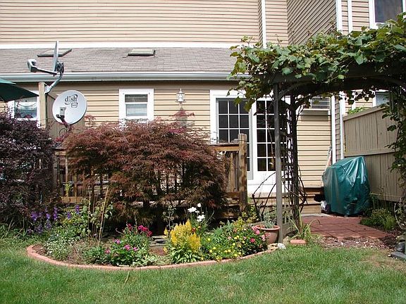 large open back yard