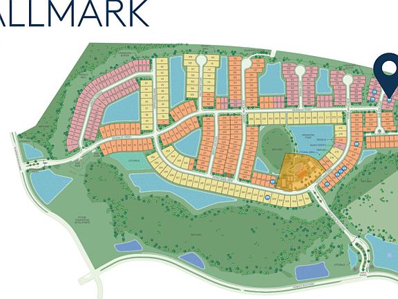 Location of this Hallmark home within Arbor Oaks