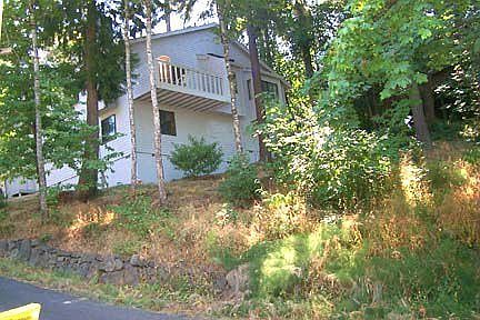 Rear view of home