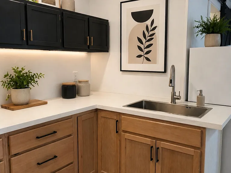These cabinets are ready for your favorite things.