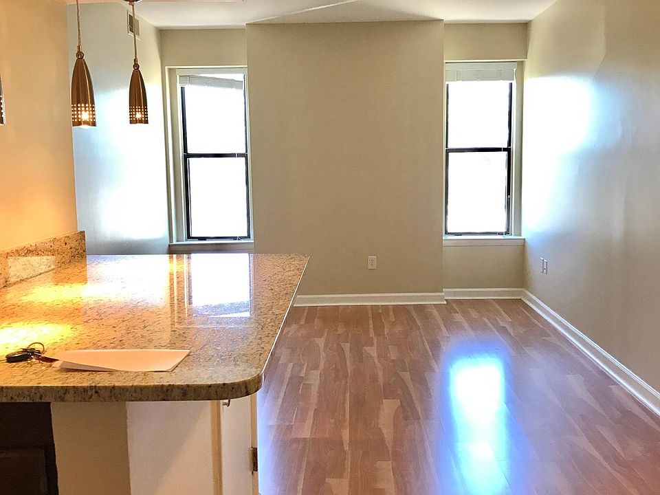 view of living space from kitchen