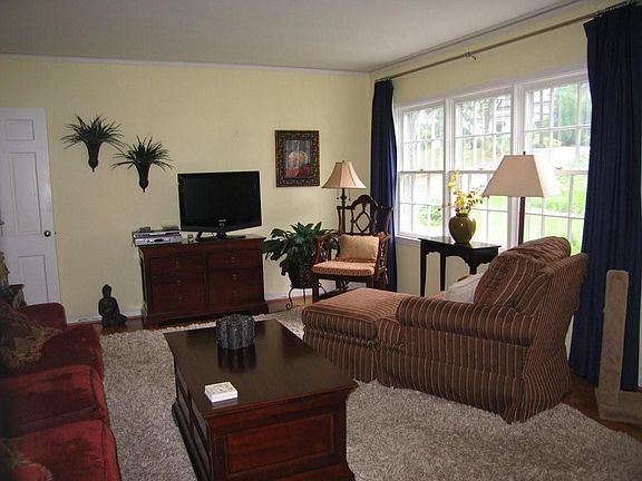 Large, bright living room