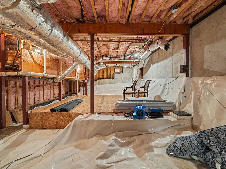 1st Floor Storage Very Large, Lighted, Heated, Automatic Humidifiers if Needed, with Bunker Area
