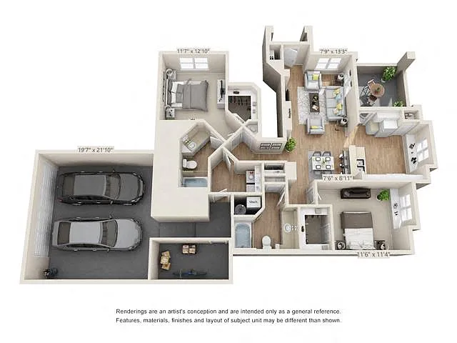 Floor plan Red Canyon - Castlewood Canyon Renovated