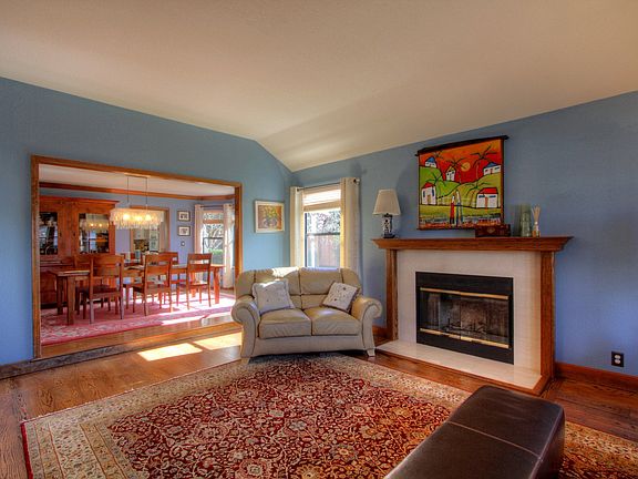 Hardwood floors flow through the main floor