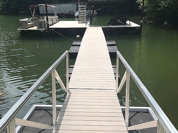 New dock ramp & decking