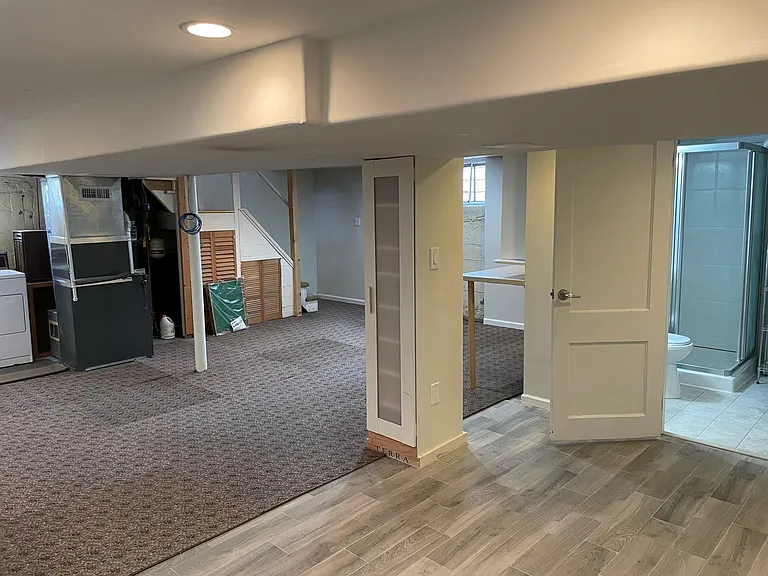 Open concept basement