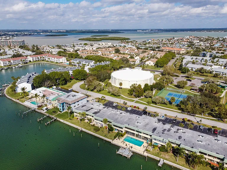 Park across the street with tennis courts, pickle ball courts play ground