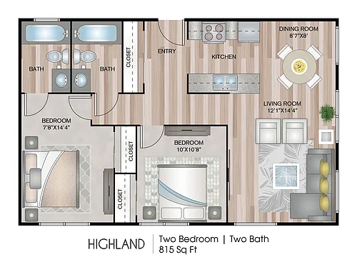Floor plan Highland
