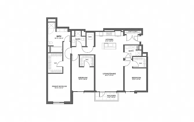 Floor plan 3BR BB
