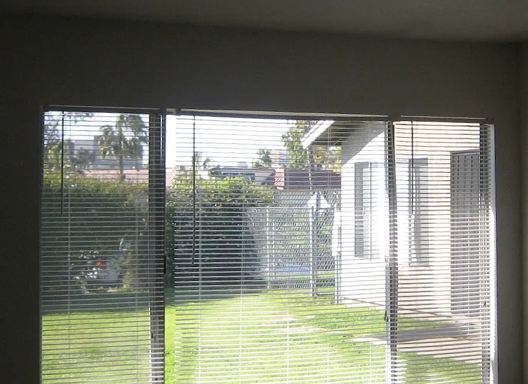 Large Green shrubs keep the units Private. Professional landscapers keep all neat. Units are close to the 5 freeway, shut your door and it is quiet.