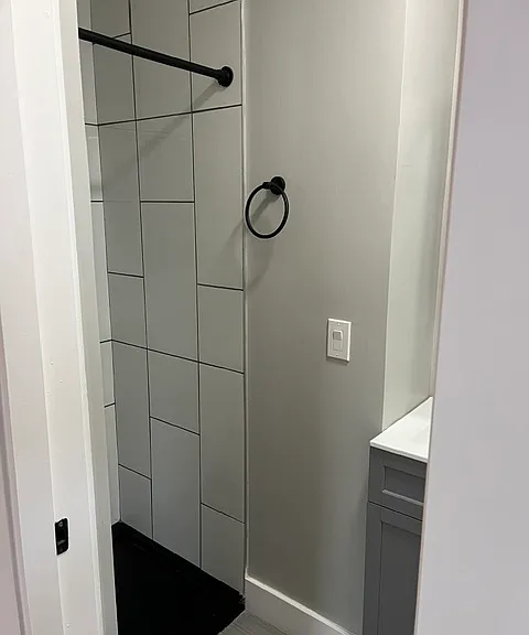 2nd Bath, Angle 2 off of Back Bedroom. Walk-in Shower