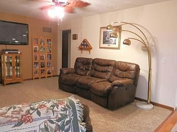 Plenty of space in this large living room